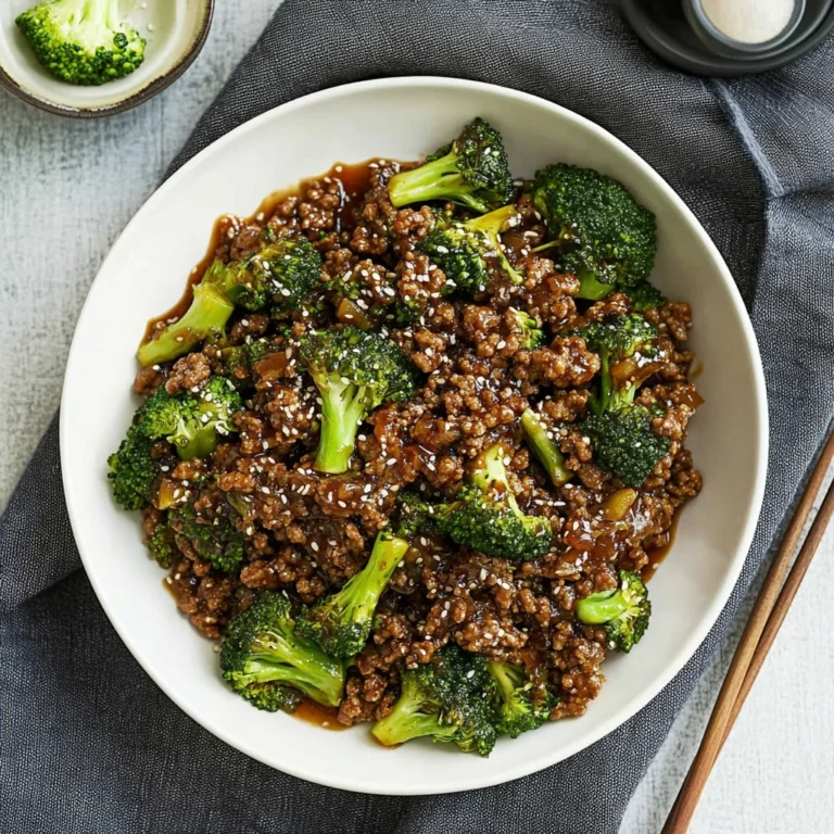 Honey Garlic Ground Beef and Broccoli – A Quick Delightfu…