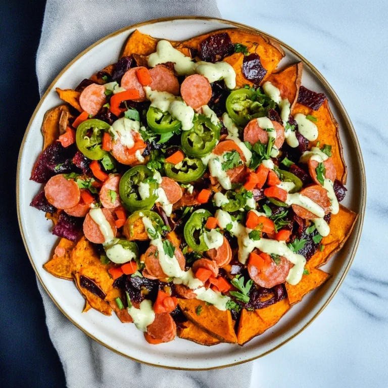 Incredible Loaded Sweet Potato Nachos: A Flavor Explosion