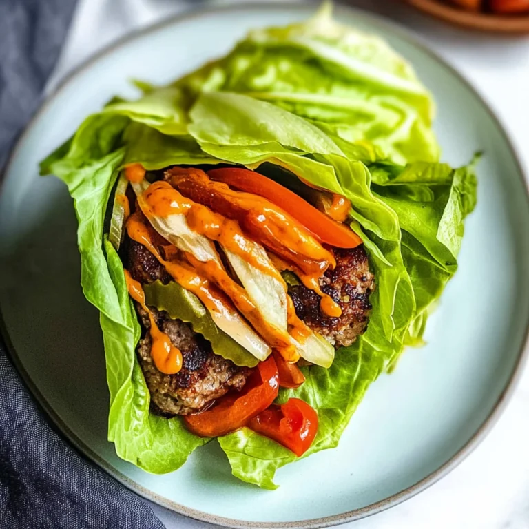Lettuce Wrap Burgers: Juicy and Refreshingly Light Delight