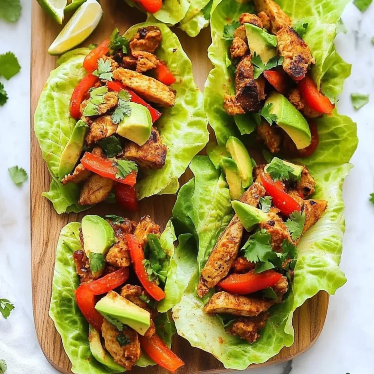 Low Carb Lettuce Wrap Fajita Burrito: Flavor-Packed Delight