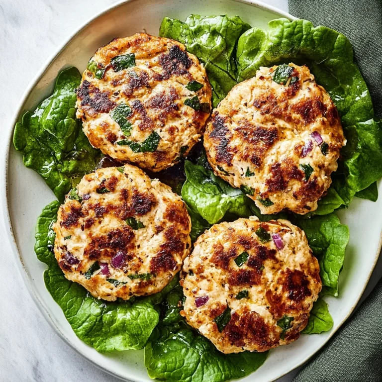 Mediterranean Chicken Patties: Juicy and Flavorful Delight