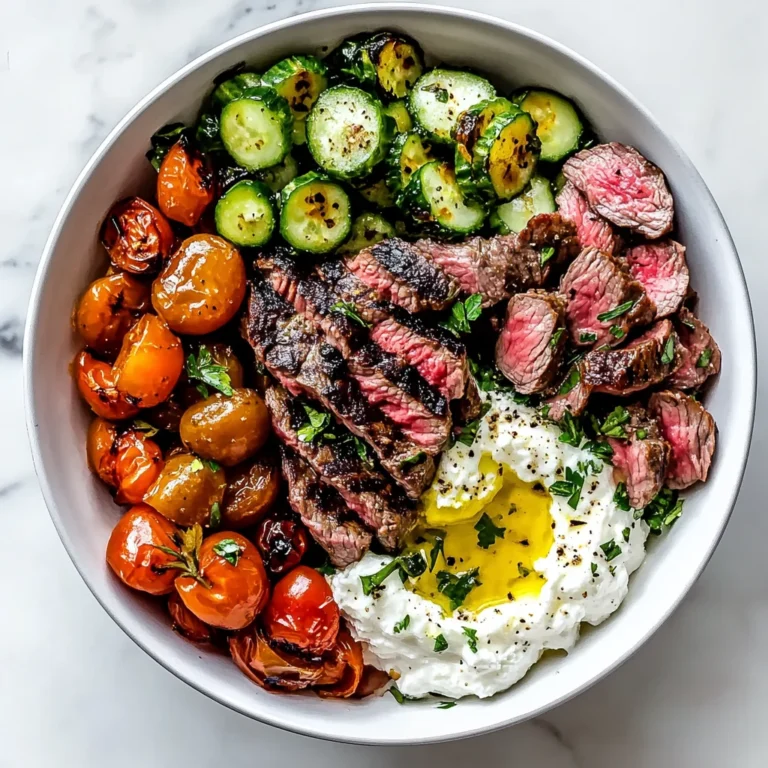 Mediterranean Steak Bowl Recipe: Healthy and Indulgent De…