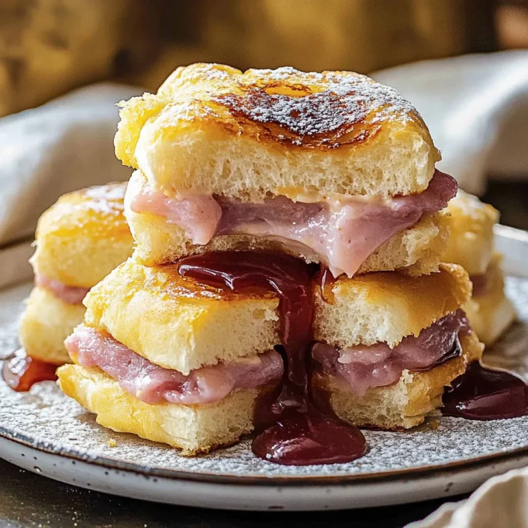 Monte Cristo Sliders: Irresistibly Gooey and Crunchy Treats