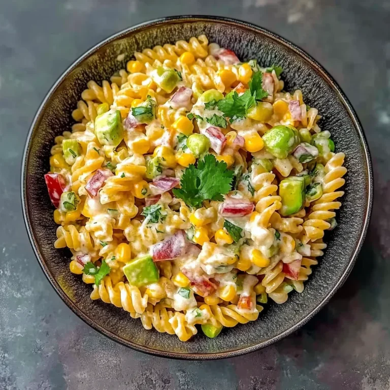 Perfect Mexican Street Corn Pasta Salad: Flavor Explosion