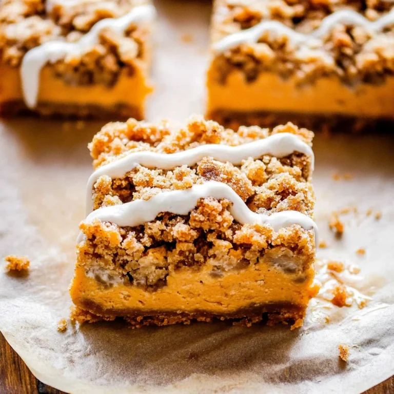 Pumpkin Cheesecake Bars with Streusel: Cozy Comfort Treats