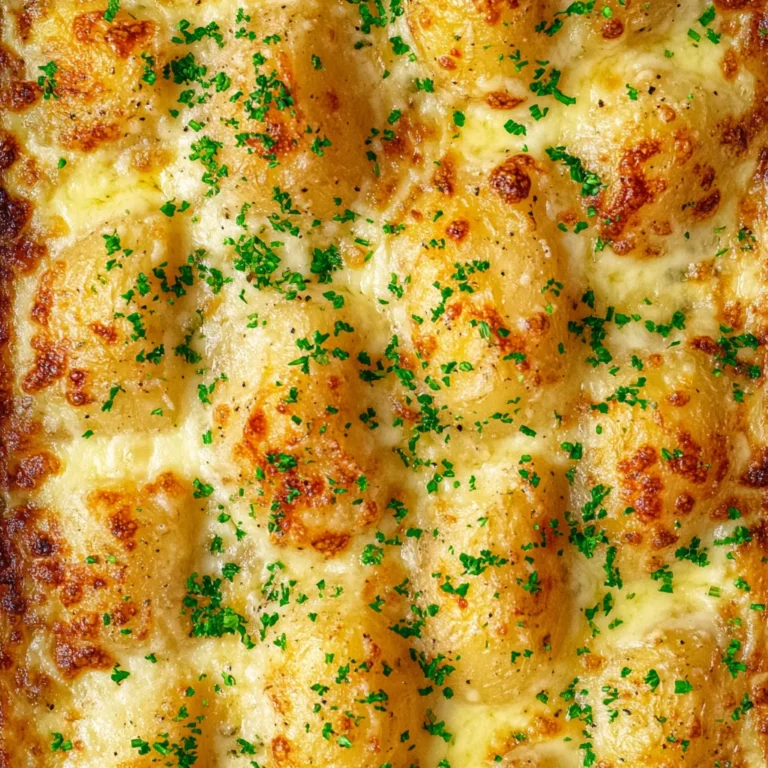 Roasted Garlic Potatoes au Gratin: Creamy Comfort Food Bliss