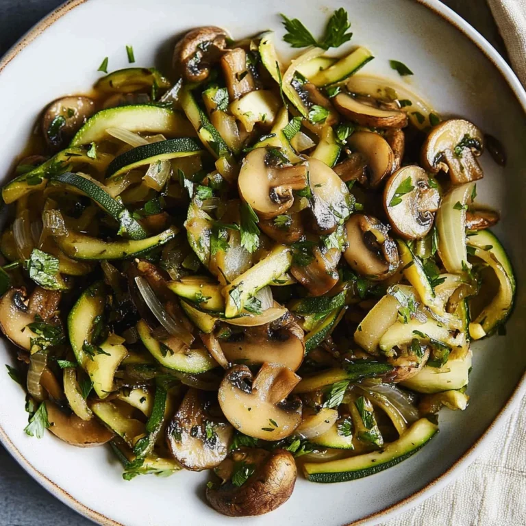 Sauteed Zucchini Mushrooms And Onions: Comforting Delight
