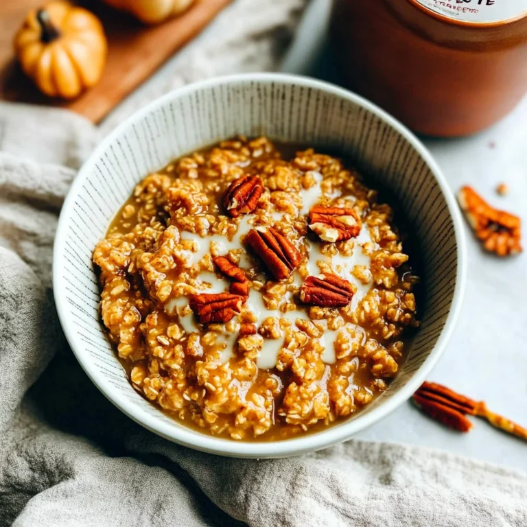 Slow Cooker Pumpkin Pie Oatmeal: Cozy & Creamy Delight
