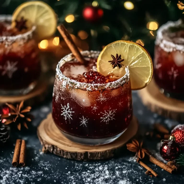 Spiced Christmas Margarita: A Festive Celebration in a Glass