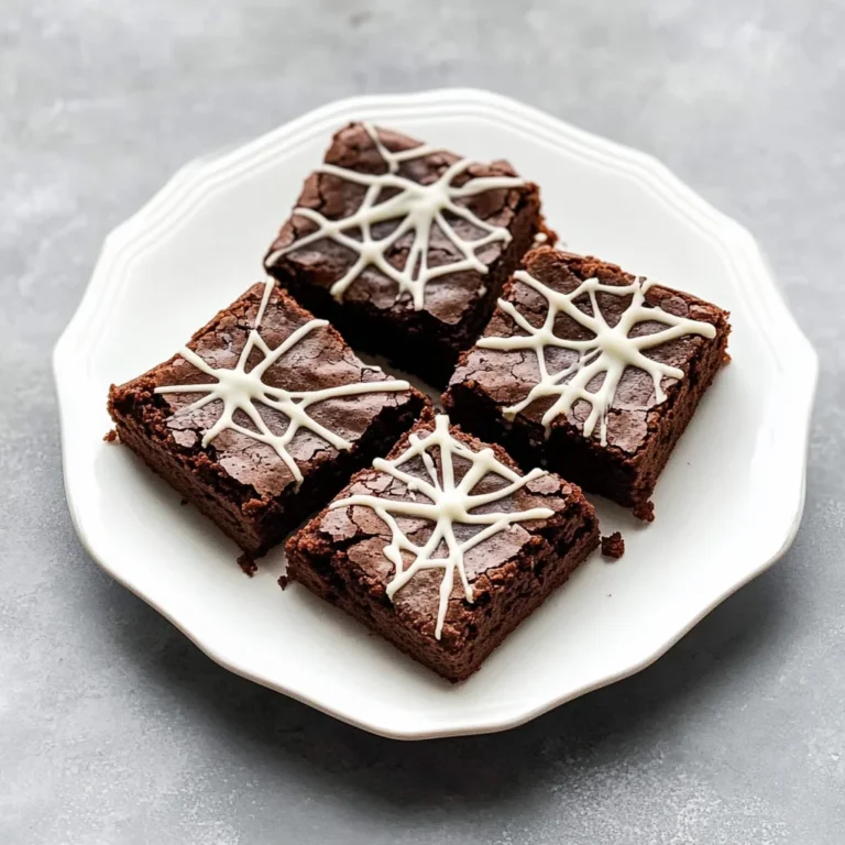 Spider Web Brownies: Cozy and Indulgent Treats