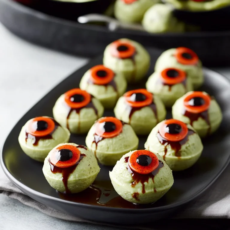 Spooky Deviled Eyeballs: Creepy Yet Delicious Treats
