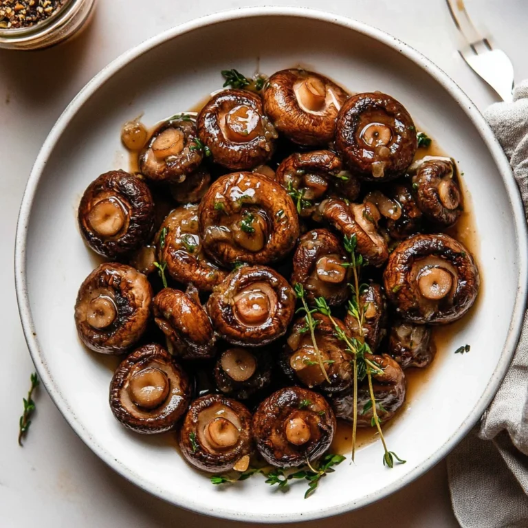 Steakhouse Garlic Butter Mushrooms: Savory Umami Delight