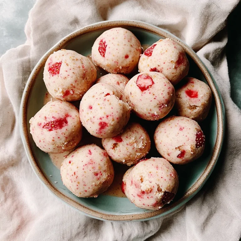 Strawberry Shortcake Energy Bites: Guilt-Free Indulgence