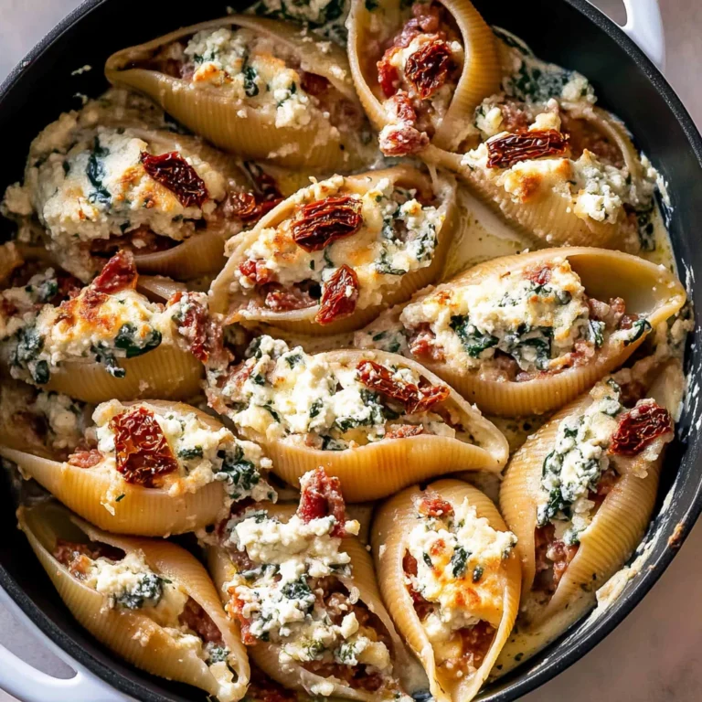 Sun-Dried Tomato and Ricotta Stuffed Shells: Comforting D…