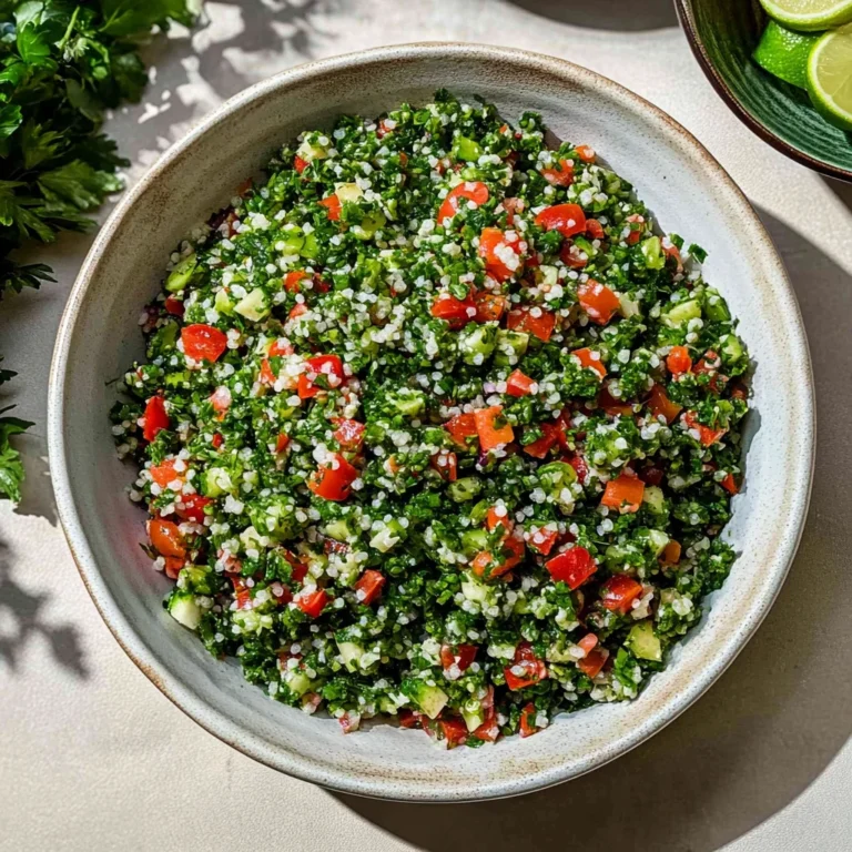 Tabouli Salad Recipe: Fresh and Zesty Delight Awaits