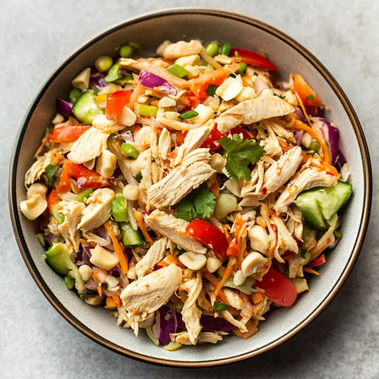 Thai Chicken Salad: Refreshing and Flavor-Packed Delight