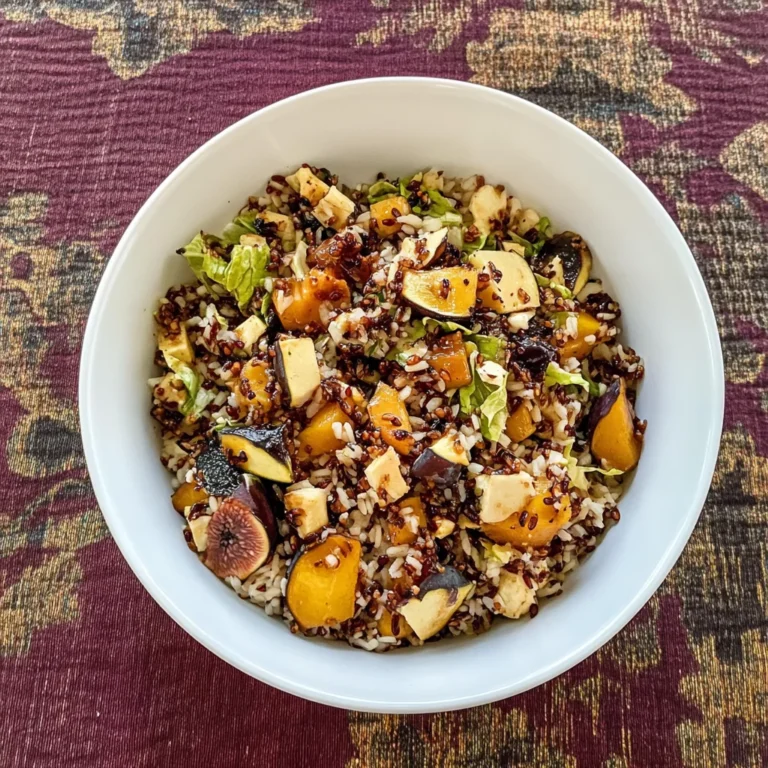 Wild Rice Harvest Bowls with Fig Balsamic Vinaigrette: Co…