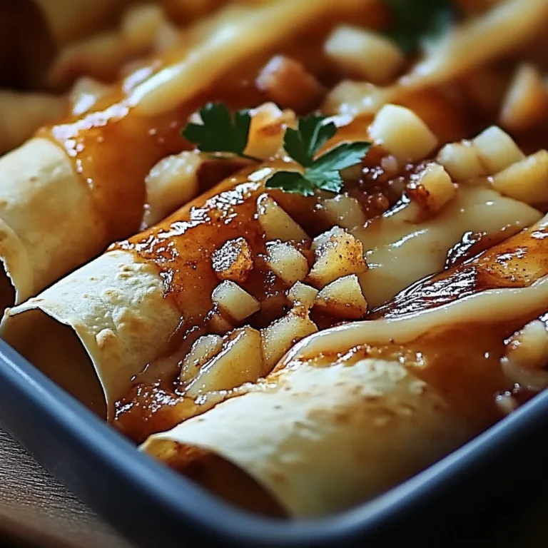 Apple Pie Enchiladas Dessert: A Delicious Twist on a Clas…