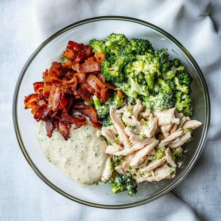 Bacon Broccoli and Ranch Chicken Salad: A Flavorful Delight