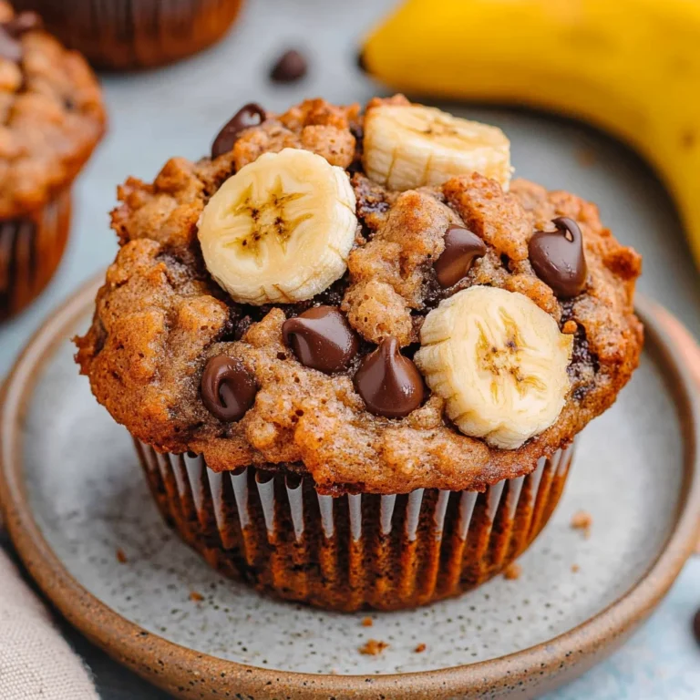 Banana Chocolate Chip Muffins: Irresistibly Moist Delight