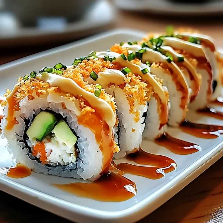 California Crunch Roll Sushi: A Flavorful Delight