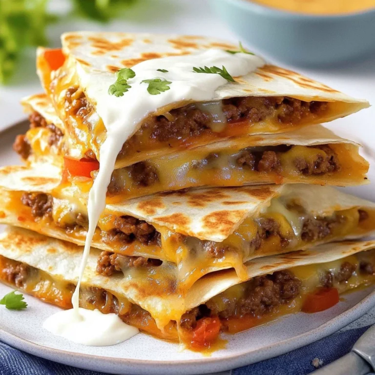 Cheeseburger Quesadillas: Satisfy Your Cravings Tonight