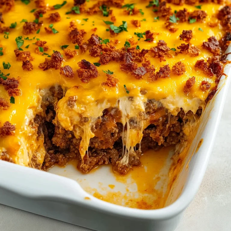 Cheesy Loaded Meatloaf Casserole: Comfort in Every Bite
