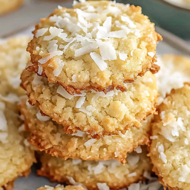 Chewy Coconut Cookies Recipe: Irresistibly Chewy Delight
