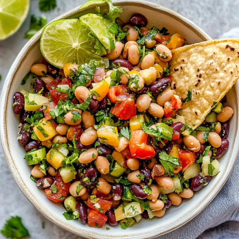 Chili Lime Bean Salad: Refreshingly Zesty Delight