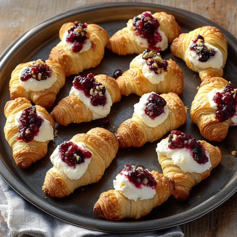 Cranberry Cream Cheese Crescent Bites: Irresistibly Cream…
