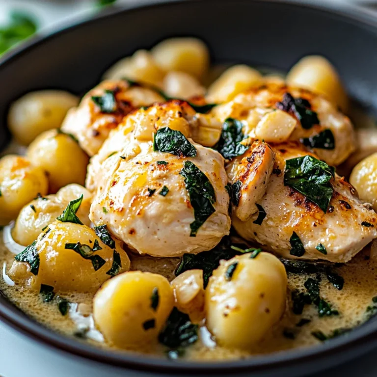 Creamy Garlic Chicken Gnocchi Skillet: Comfort in Every Bite