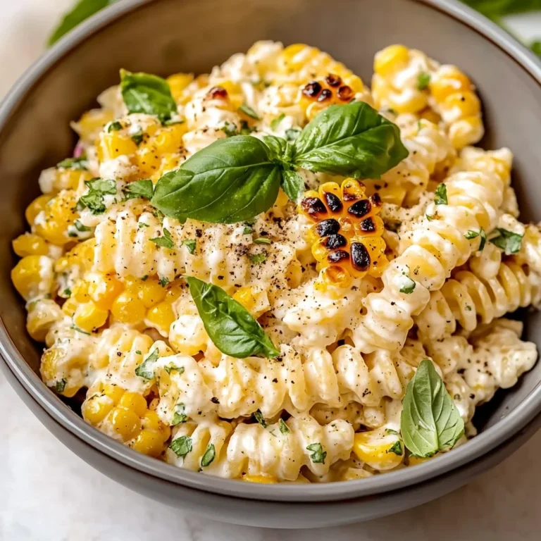 Creamy Street Corn Pasta Salad: A Flavorful Delight
