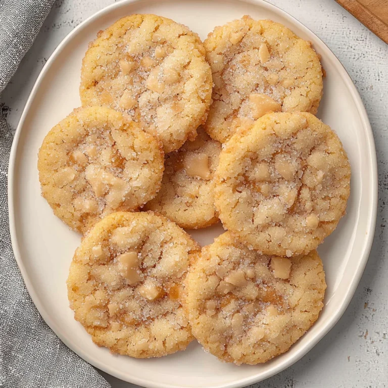 Crinkly Crackly Butter Toffee Sugar Cookies: Irresistible…