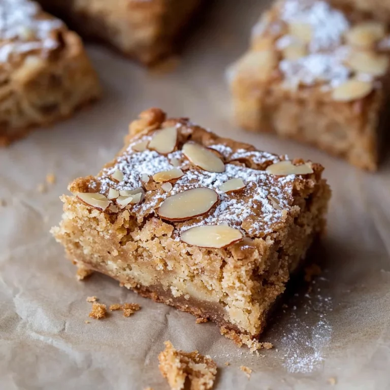 Easy Almond Croissant Blondies: Irresistibly Chewy Treats