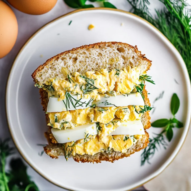 Egg Salad with Dill: Creamy and Irresistibly Flavorful