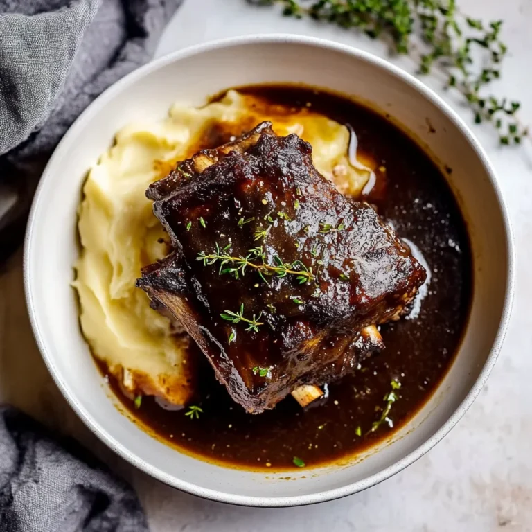 Flavorful Beef Short Ribs in Dutch Oven: Cozy Comfort Food