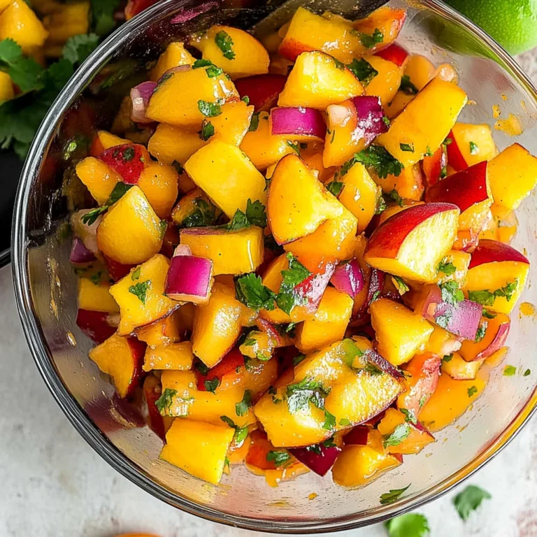 Fresh Peach Salsa: A Juicy Summer Delight