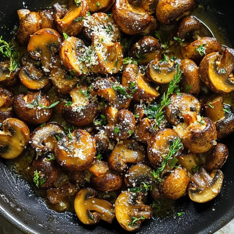 Garlic Parmesan Mushrooms: Irresistibly Flavorful Delights
