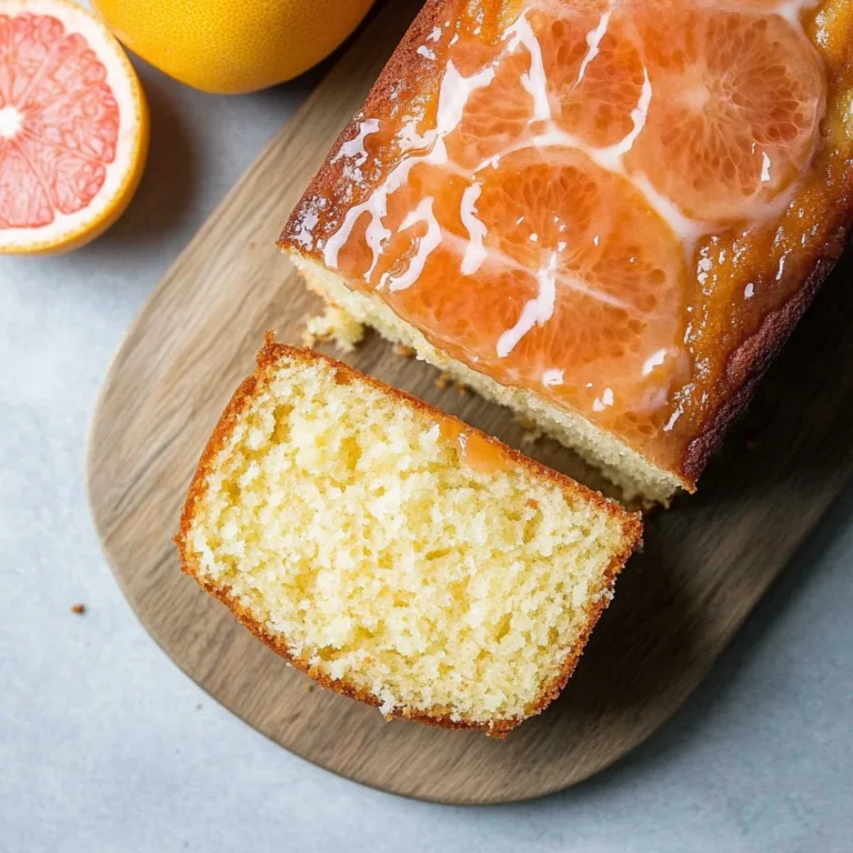 Grapefruit Yogurt Cake: A Zesty Delight for Every Occasion