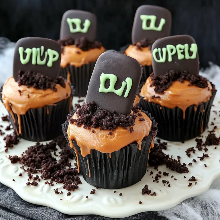Halloween Graveyard Cupcakes: Spooktacularly Delicious Tr…