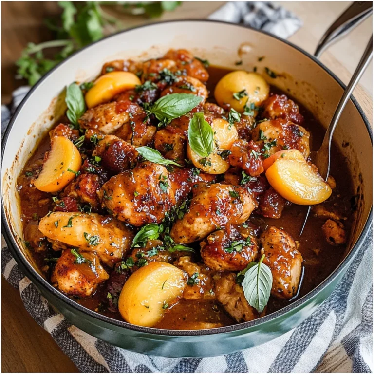 Honey Butter Peach Chicken: A Sweet and Savory Delight
