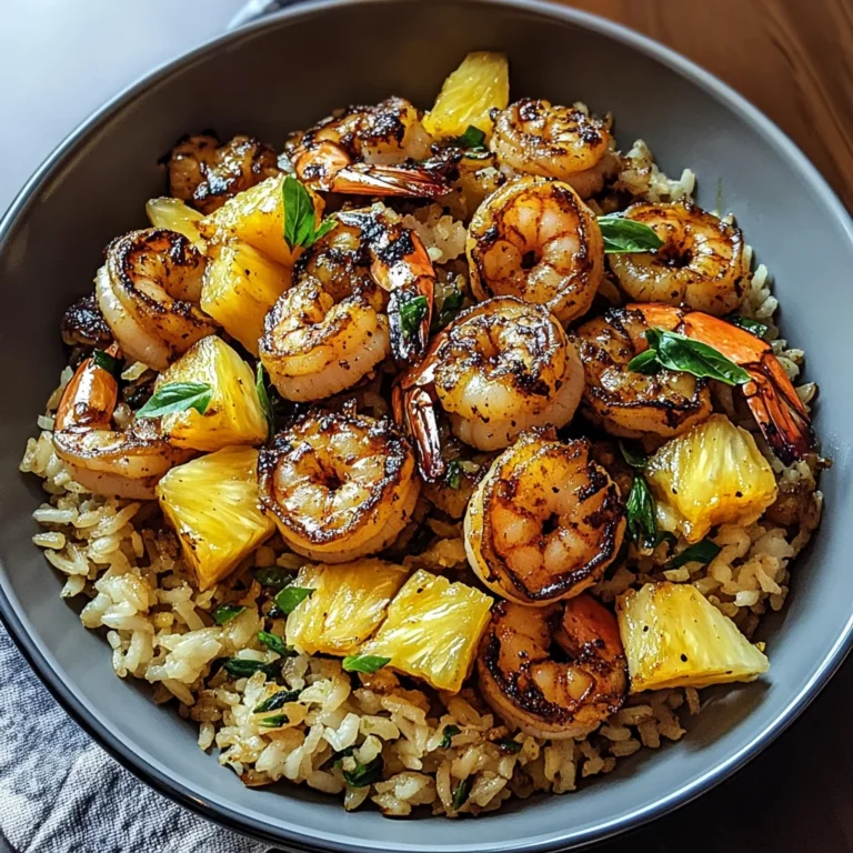 Jerk Shrimp & Pineapple Basil Rice: A Flavor Explosion