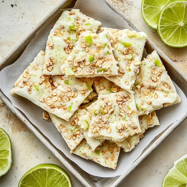 Key Lime Pie Yogurt Bark Recipe: Guilt-Free Indulgence