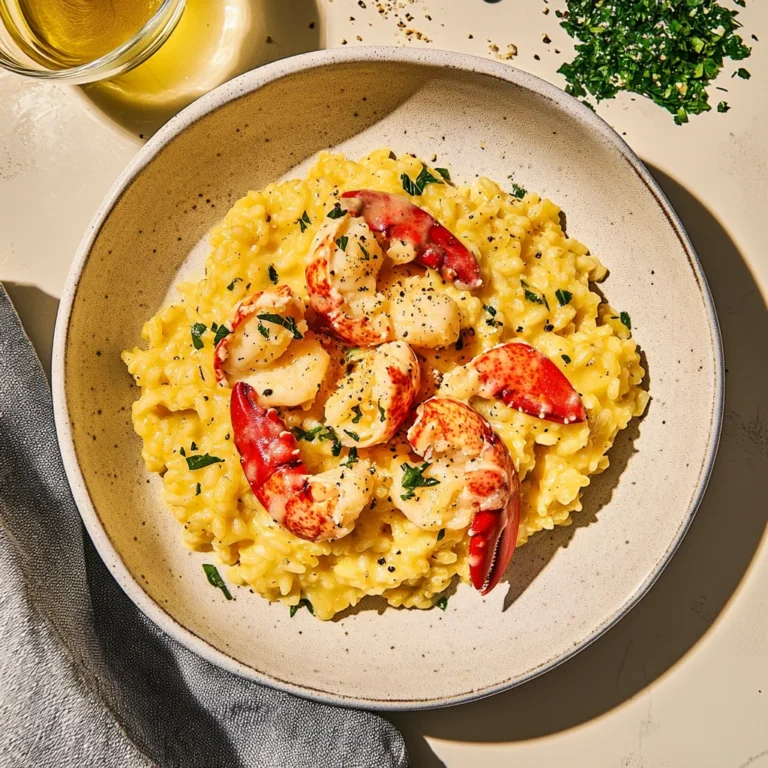 Lemon Butter Lobster Risotto: A Luxurious Meal for Beginners