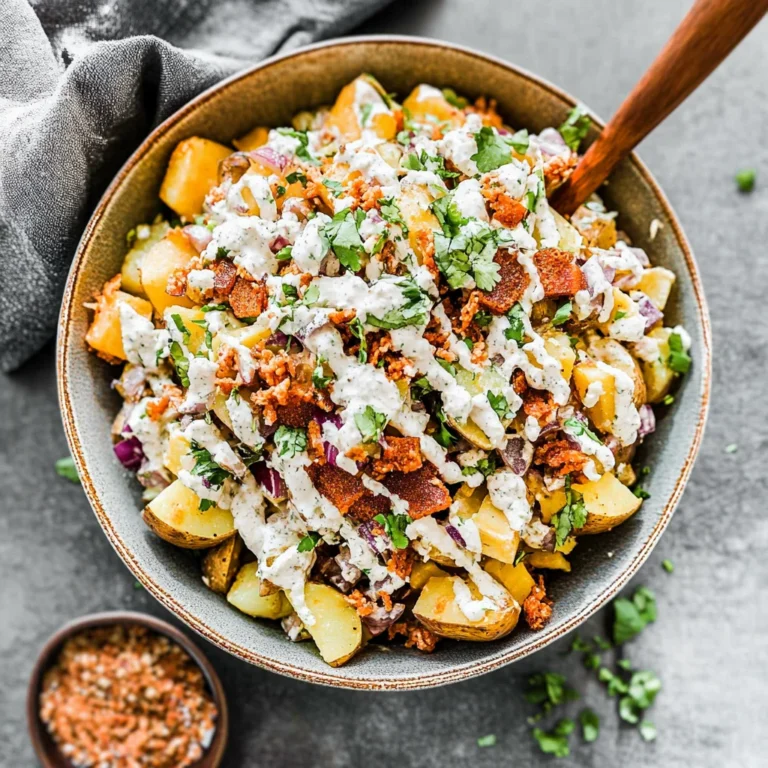 Loaded Baked Potato Salad: Comfort in Every Bite