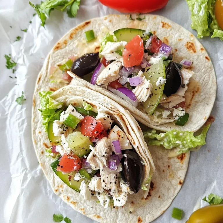 Mediterranean Chicken Wraps: Flavor-Packed Delight