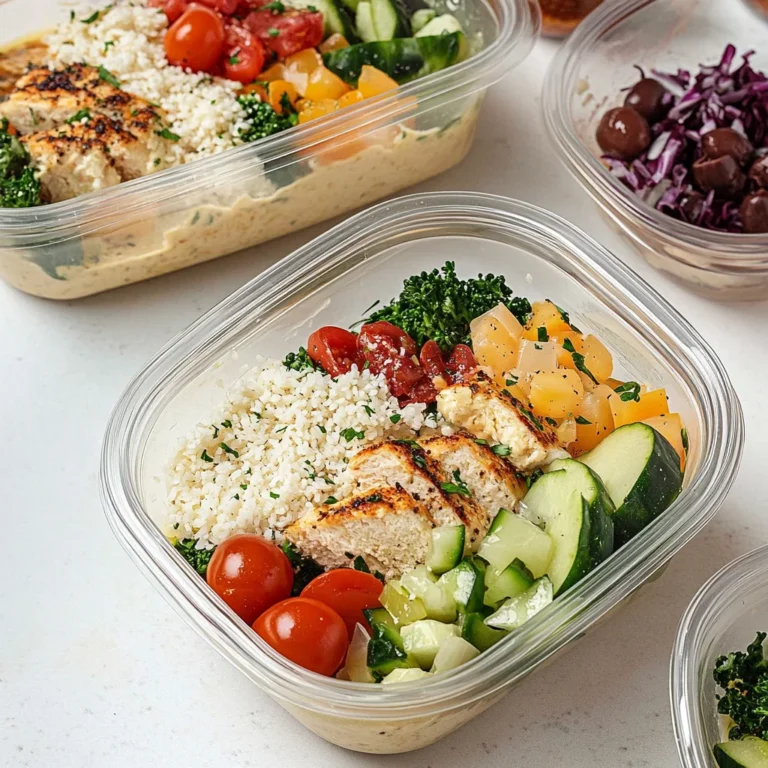 Mediterranean Meal Prep Bowls: Vibrant & Satisfying Delight