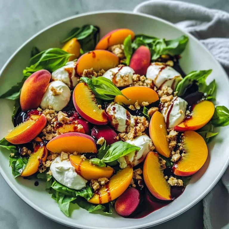 Millionaire Peach Salad: A Luscious Summer Delight