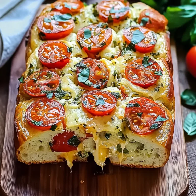 Savory Caprese Bread: A Fresh Italian Delight