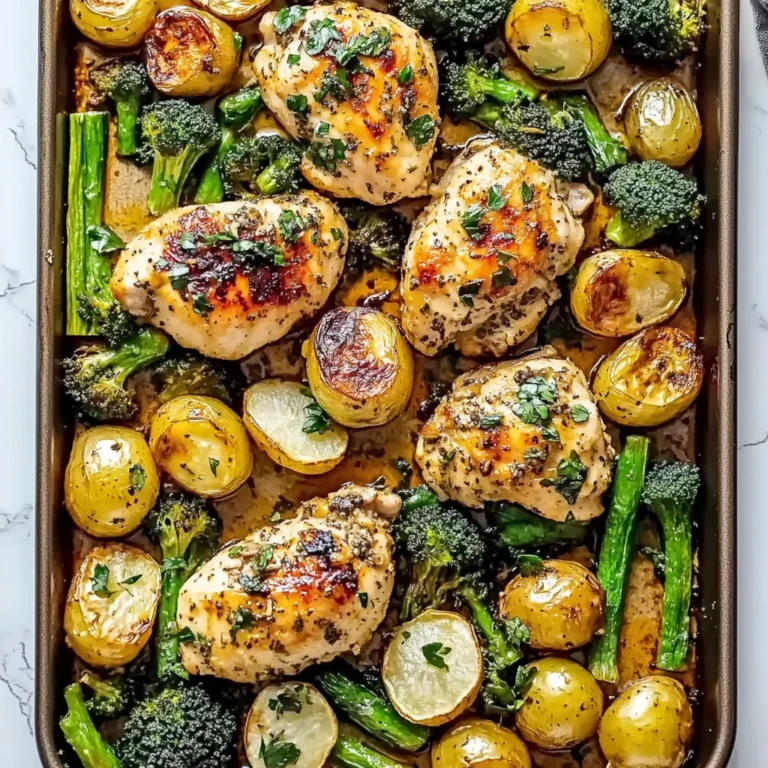 Sheet Pan Garlic Butter Chicken and Veggies: Easy Delight